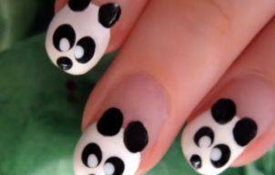 VIDEOCLIP EXPLICATIV Cum sa-ti pictezi ursuleti panda pe unghii