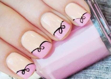 Unghii fresh de vara! French fantastic in forma de fundinta