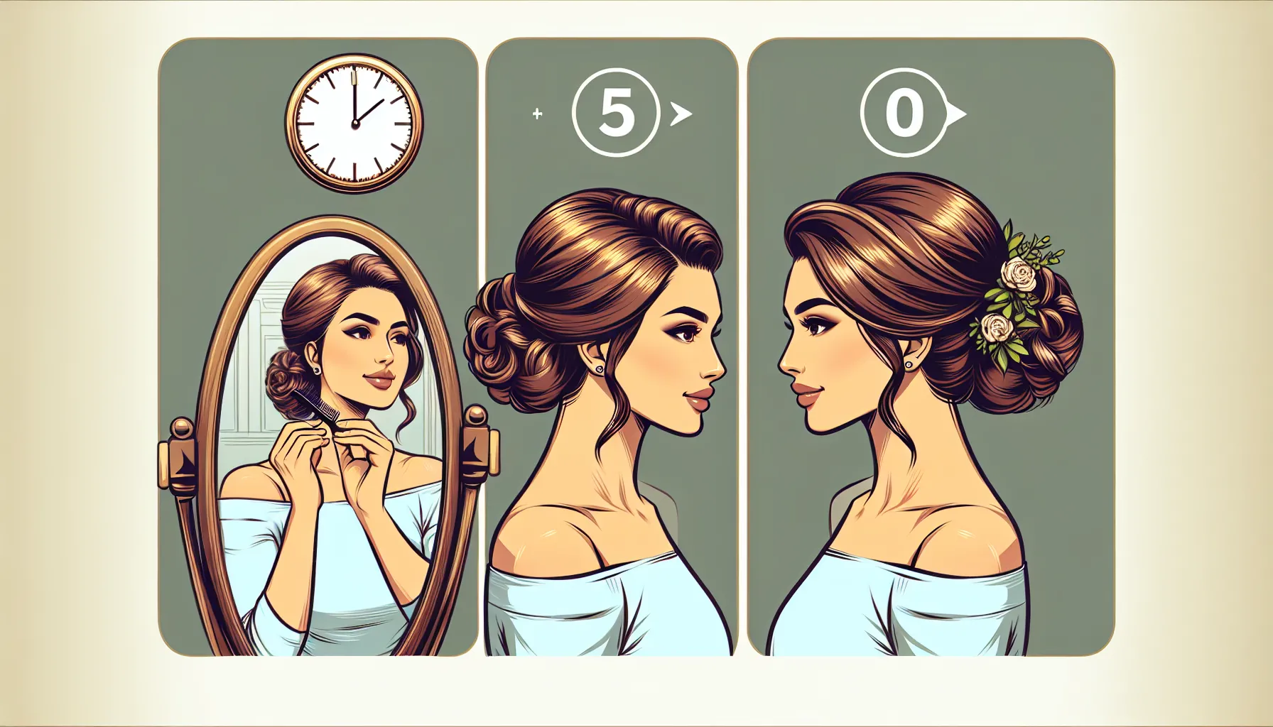 Iată cum poți crea o coafură sofisticată în doar 5 minute!