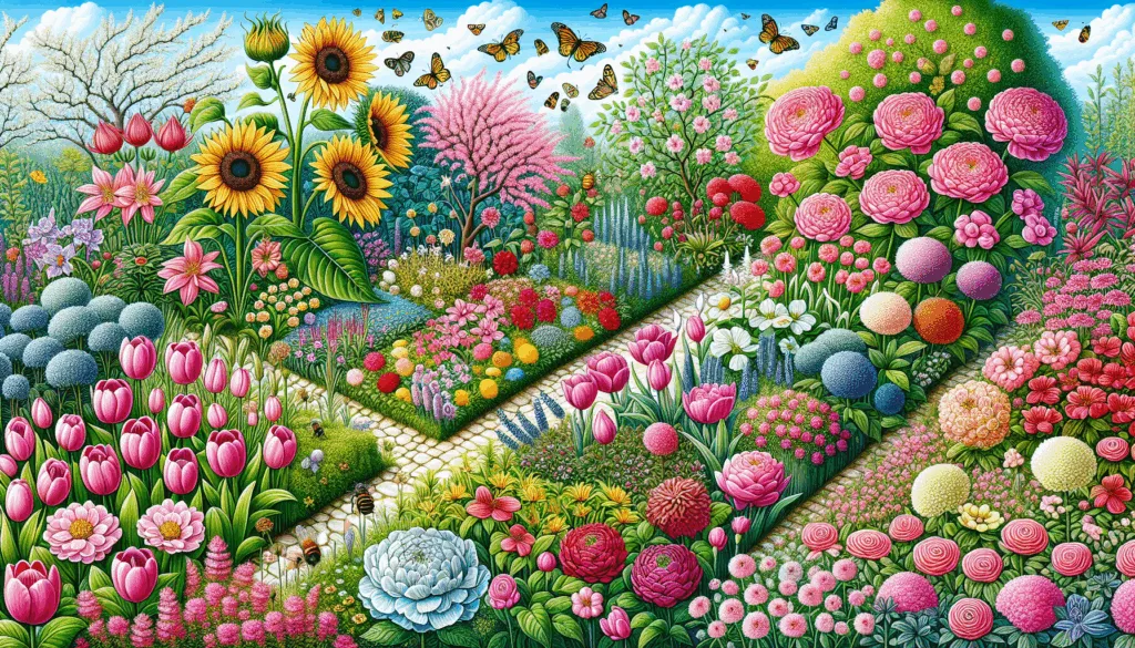 Învățăturile unei grădini florale de neuitat pe tot parcursul anului