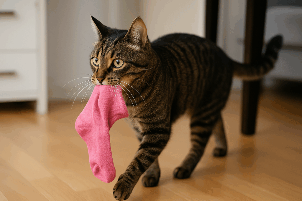 Leonardo da Pinchy, pisica vedetă care preferă să fure lenjerie în loc să primească mângâieri – BRAVOnet