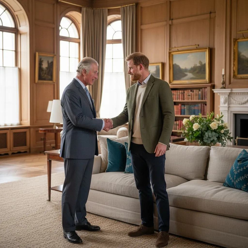Prințul Harry și regele Charles au avut o întâlnire: ce va urma după întoarcerea în Marea Britanie?
