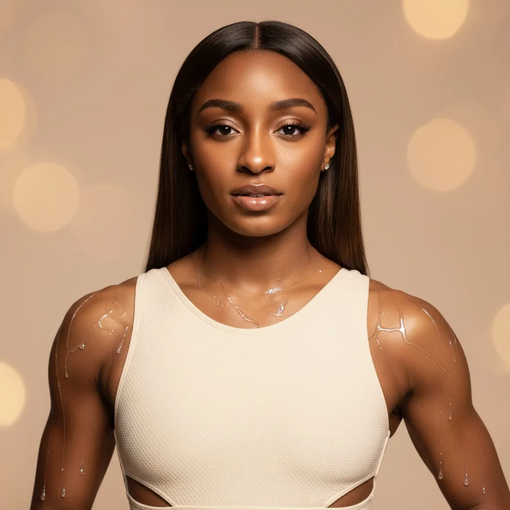 Coafura strălucitoare a Simonei Biles a atras atenția la meciul din Chicago