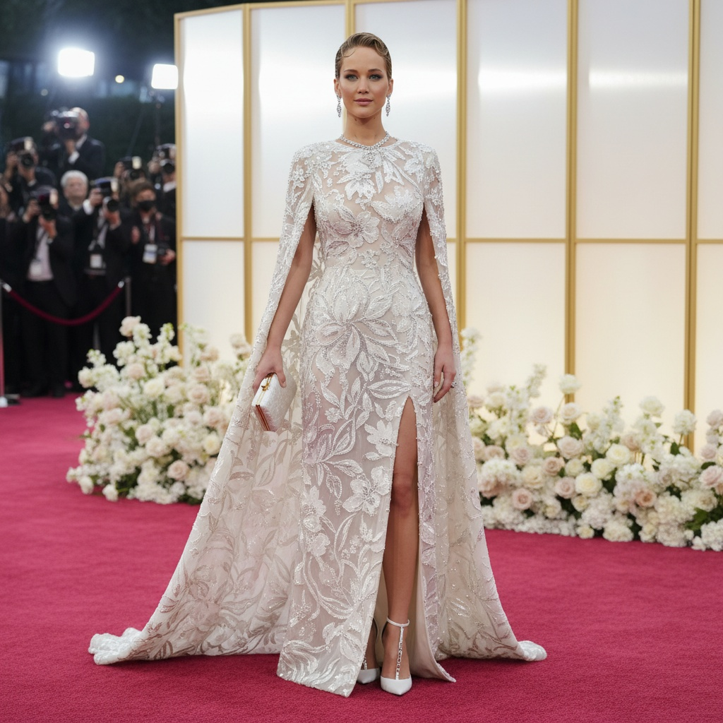 Jennifer Lawrence aduce stilul urban pe covorul roșu