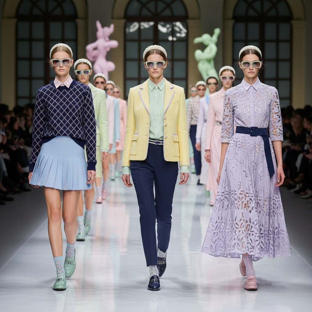 Stilul prep american inspiră colecțiile de la Milan Fashion Week