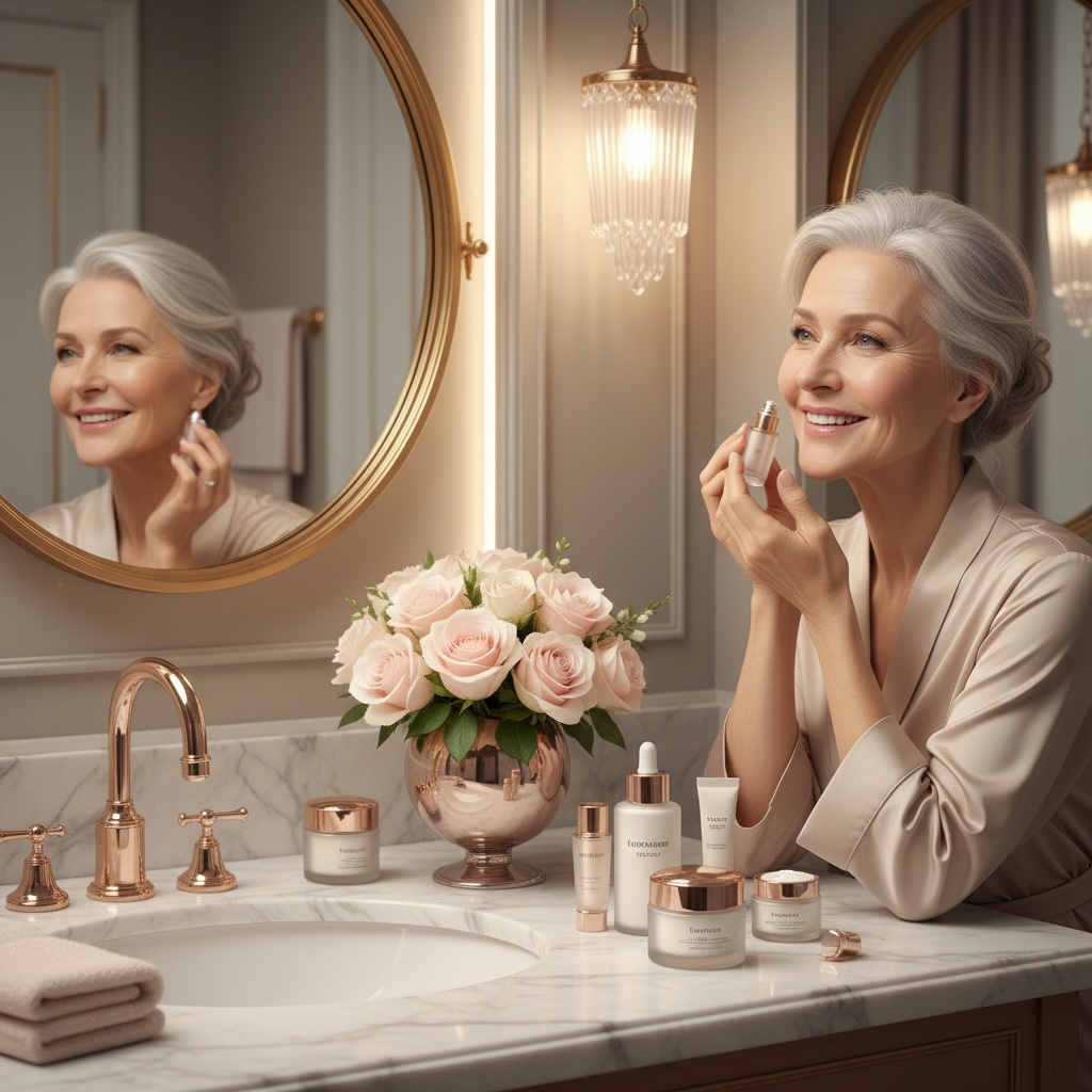 Helen Mirren folosește un hidratant accesibil în rutina ei de seară