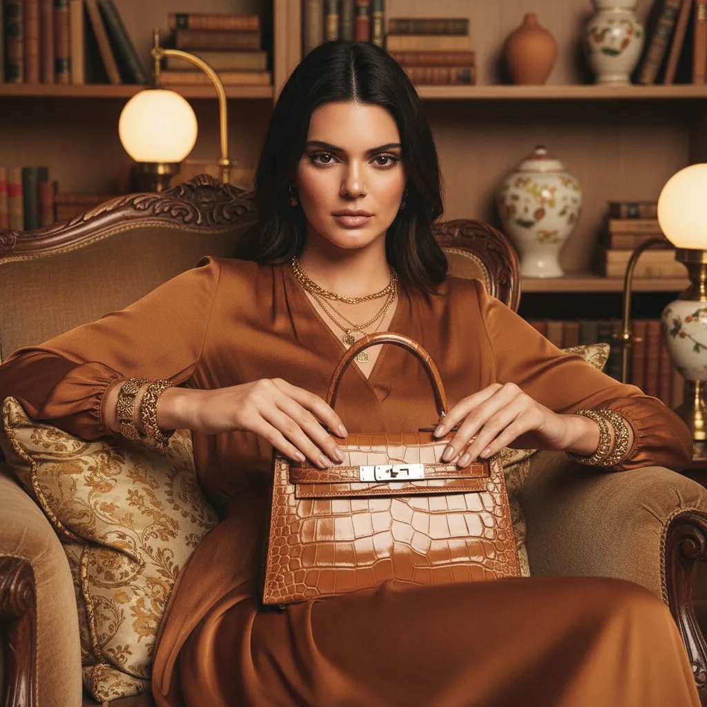 Kendall Jenner a purtat o geantă Hermès de 84.500 de dolari la Paris