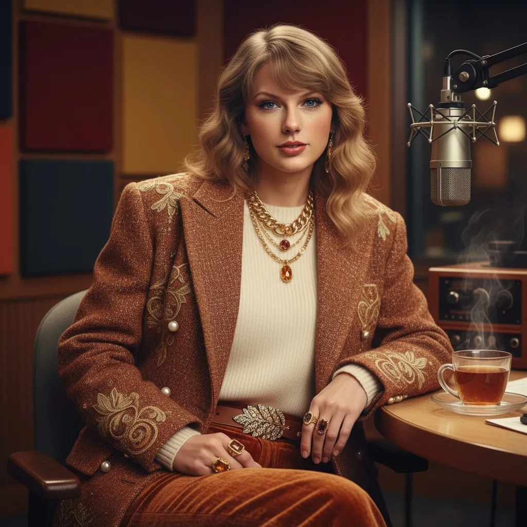 Taylor Swift aduce stilul showgirl în interviurile de radio
