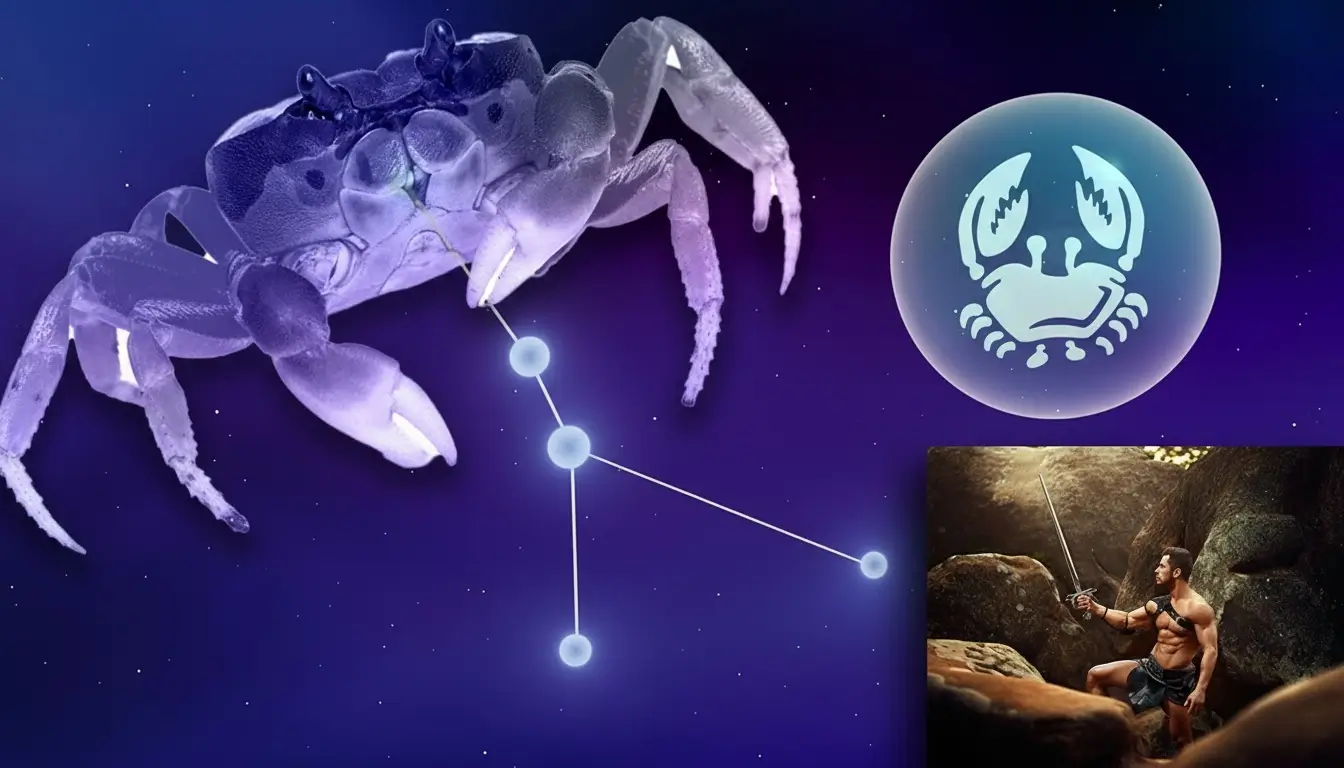 Legenda constelației Rac, de la Hercule la cerul nopții