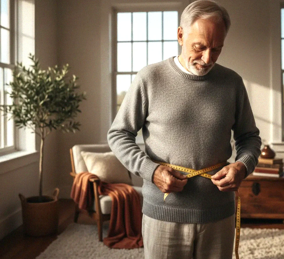 Obezitatea sarcopenică ascunde un risc major după vârsta de 50 de ani