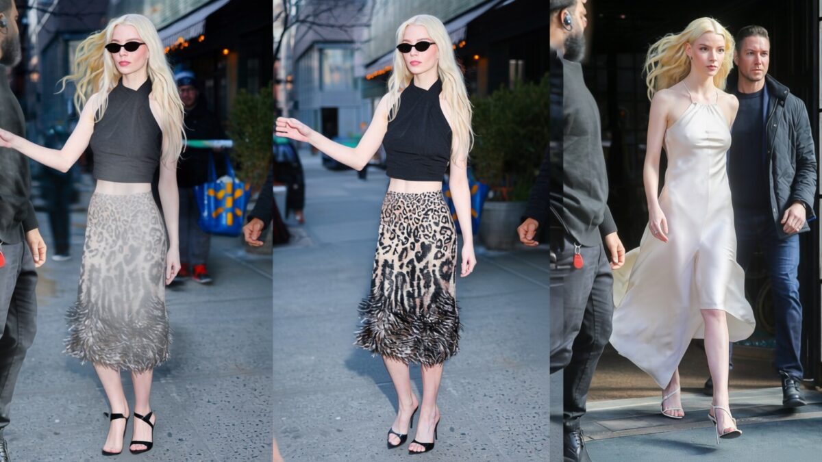 Anya Taylor-Joy a purtat 2 perechi de pantofi Giuseppe Zanotti într-o singură zi