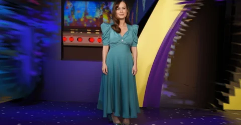 Brie Larson o aduce pe Prințesa Rosalina la viață într-o rochie Rodarte la Kyoto