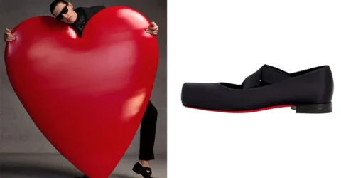 Christian Louboutin lansează două modele de balerini pentru miri