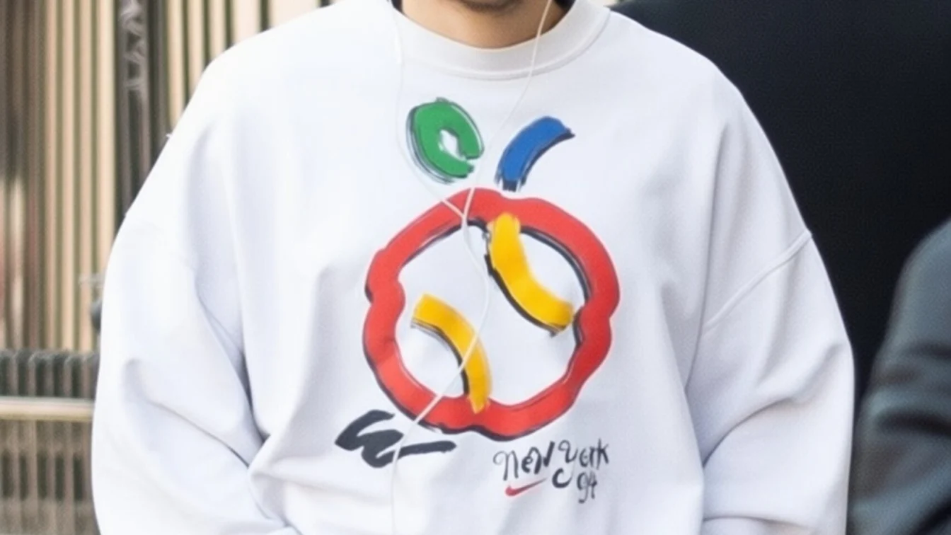 Harry Styles confirmă stilul newyorkez cu un hanorac Nike din 1994