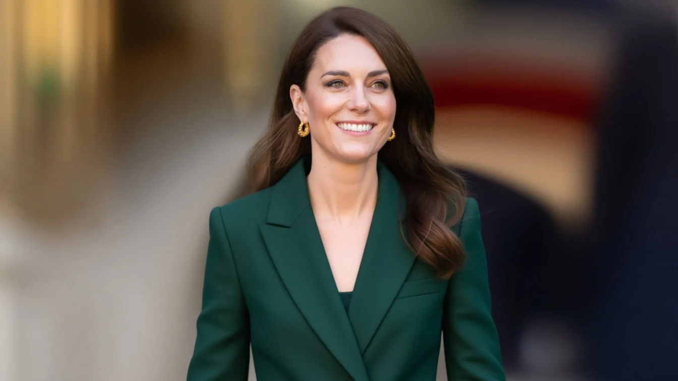 Apariția curajoasă a lui Kate Middleton din 2013 cu un palton Mulberry scurt