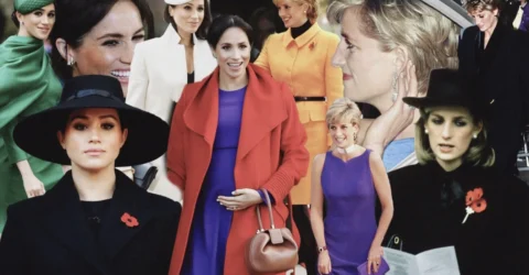 7 momente în care Meghan Markle a omagiat-o pe Prințesa Diana prin ținutele sale