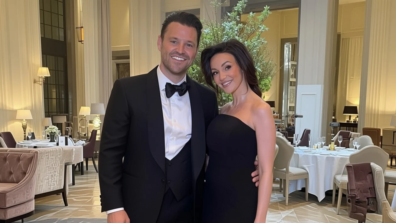 Fiica de 1 an a lui Michelle Keegan, vedeta petrecerii într-o rochie de balerină