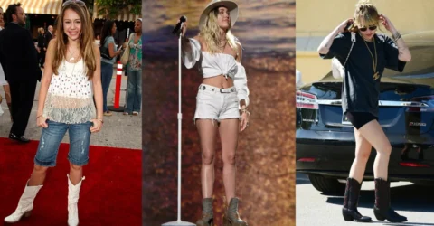 Miley Cyrus și 6 ținute iconice cu cizme western de-a lungul anilor