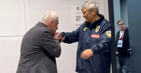 Un jurnalist turc i-a pupat mâna lui Lucescu. Mesajul despre antrenorii avizi de bani