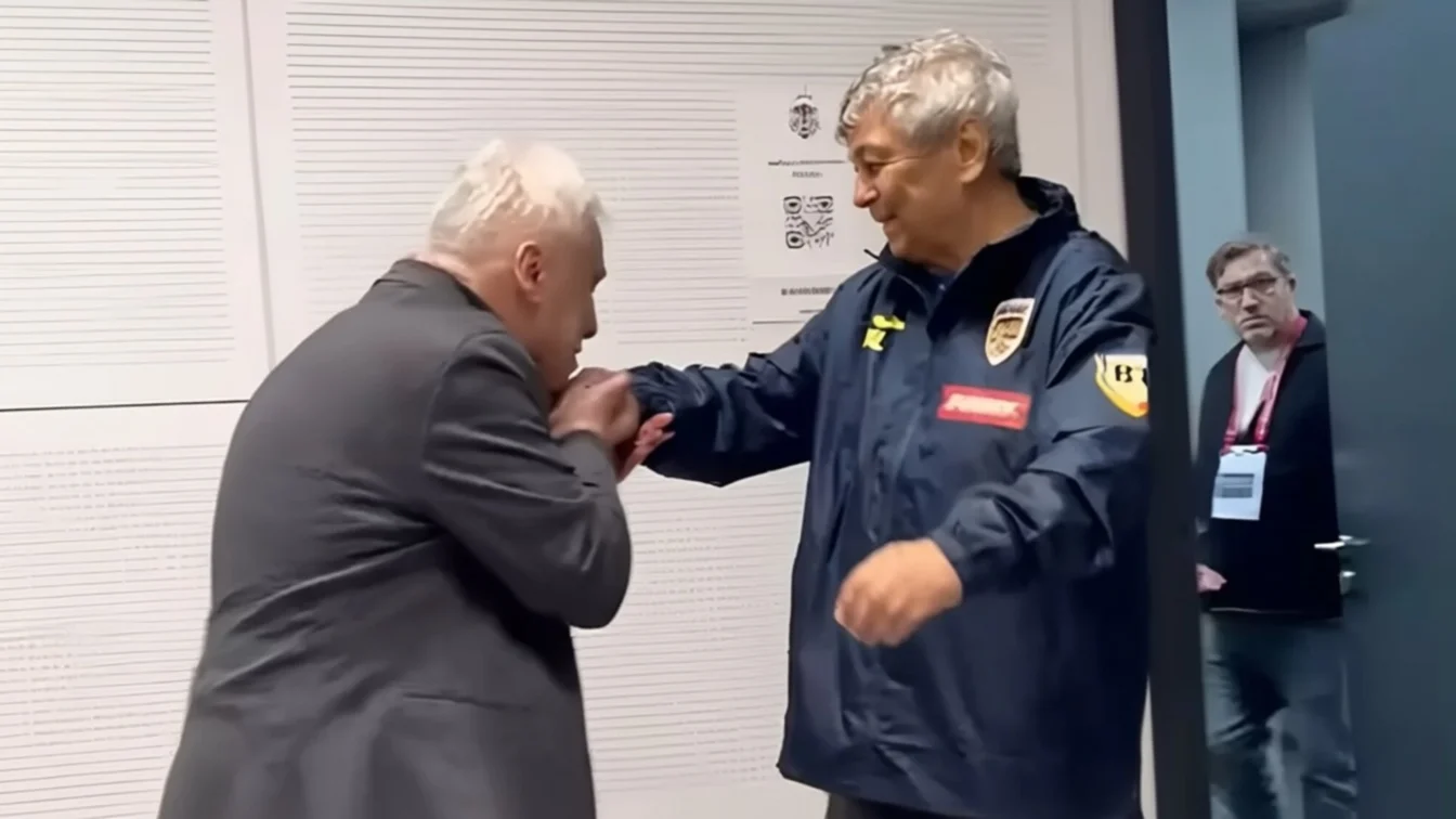 Un jurnalist turc i-a pupat mâna lui Lucescu. Mesajul despre antrenorii avizi de bani