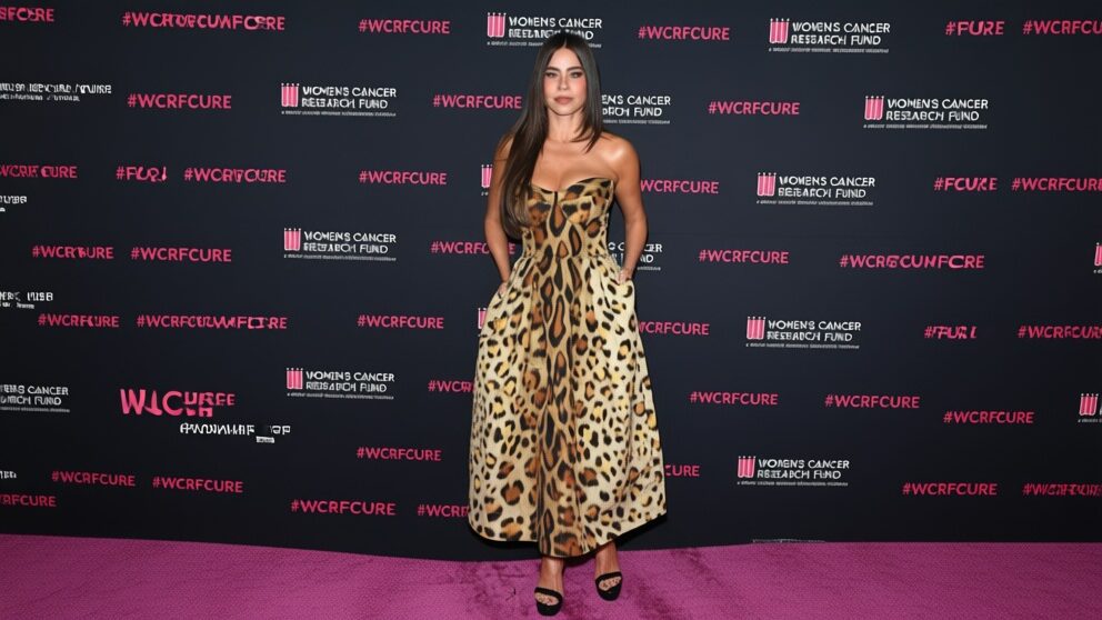 Sofia Vergara a uimit într-o rochie Oscar de la Renta la gala din Los Angeles