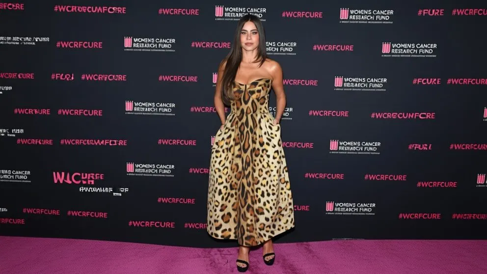 Sofia Vergara a uimit într-o rochie Oscar de la Renta la gala din Los Angeles