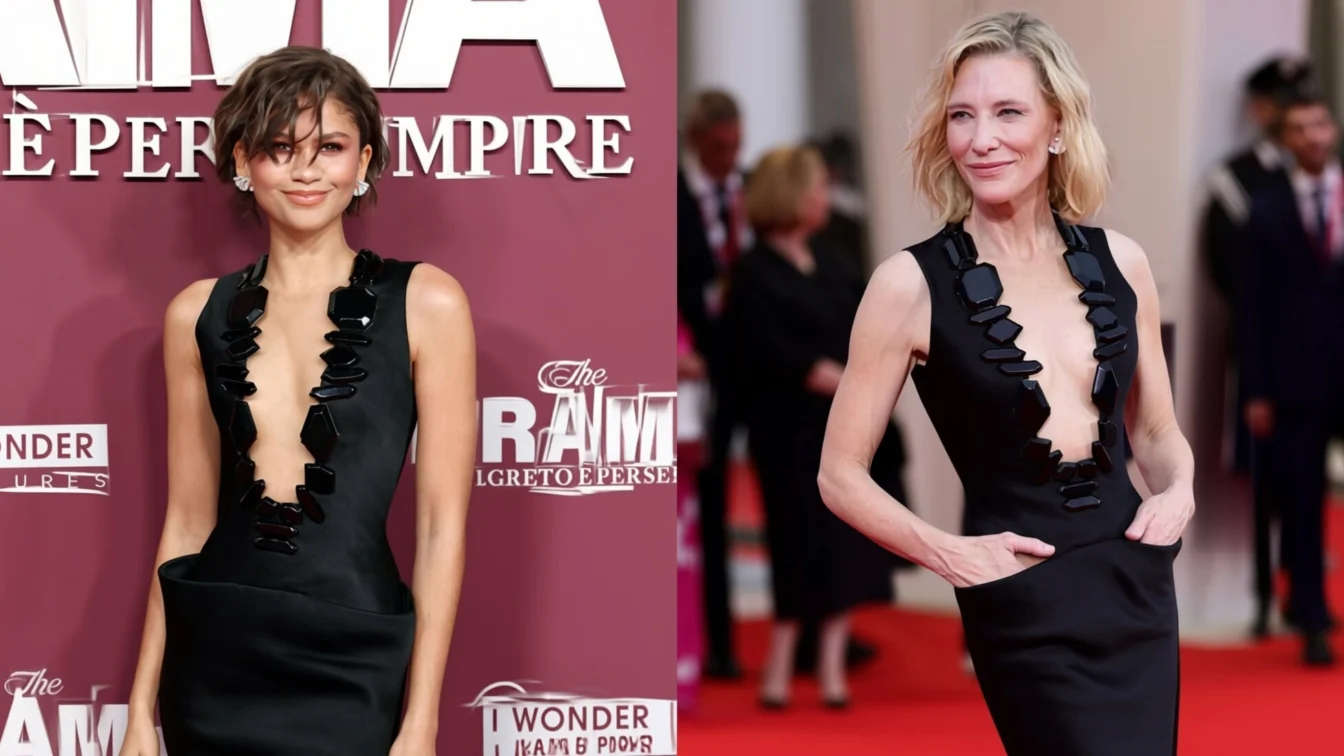 Zendaya a purtat la Roma o rochie Armani purtată de Cate Blanchett în 2025