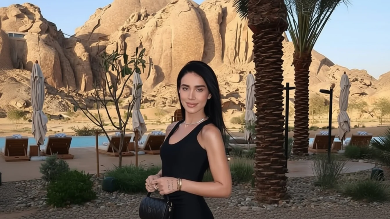 Adelina Pestrițu s-a fotografiat cu Jason Statham în vacanța din Turcia