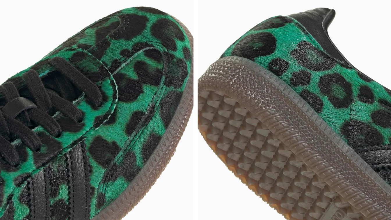 Adidas lansează noul Samba Green Leopard la prețul de 120 de dolari