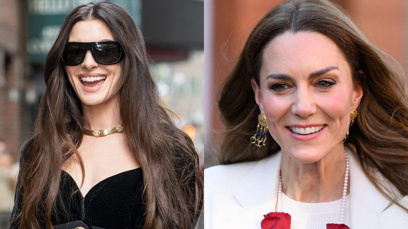 Anne Hathaway surprinsă cu geanta DeMellier preferată de Kate Middleton și Meghan