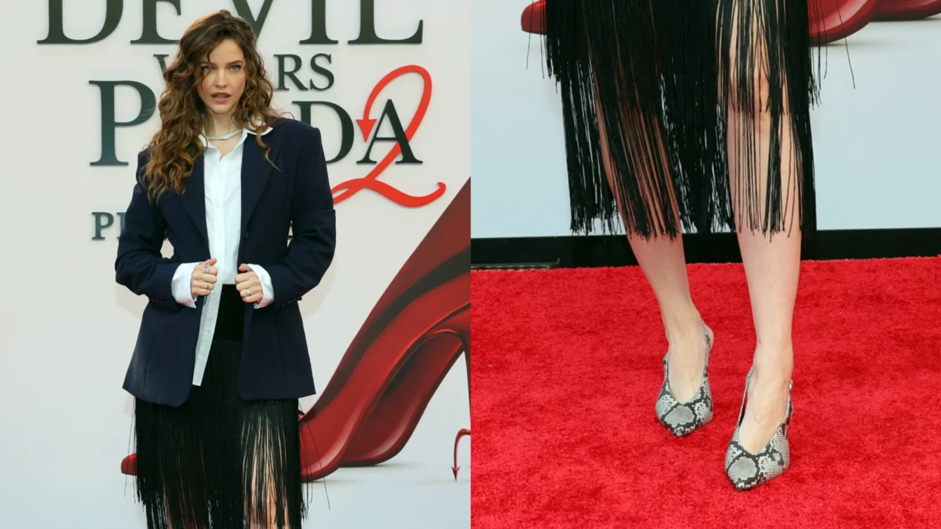 Barbara Palvin a purtat tocuri de 50 de dolari la premiera The Devil Wears Prada 2