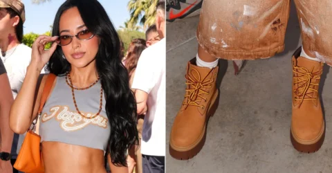 Becky G alege bocancii Timberland de 190 de dolari la Coachella si schimba trendul