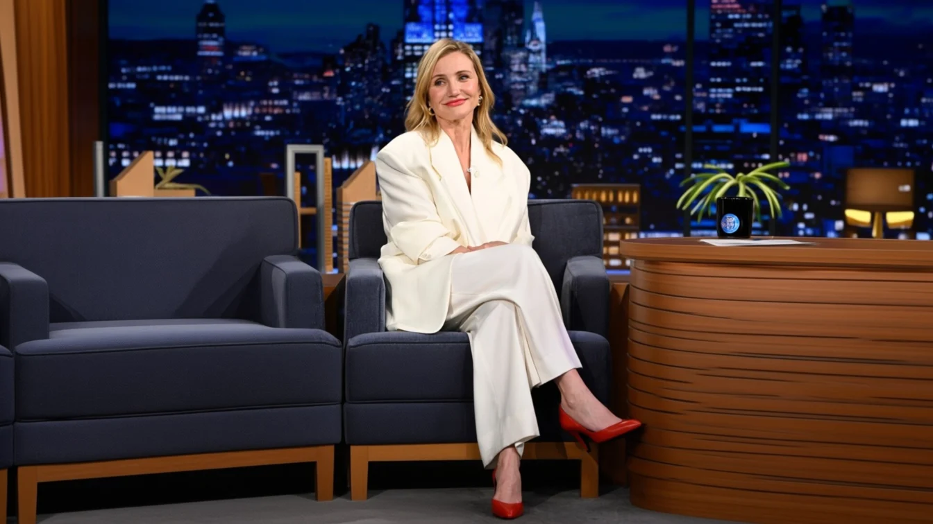 Cameron Diaz a purtat la TV pantofi de 590 de dolari care au atras toate privirile