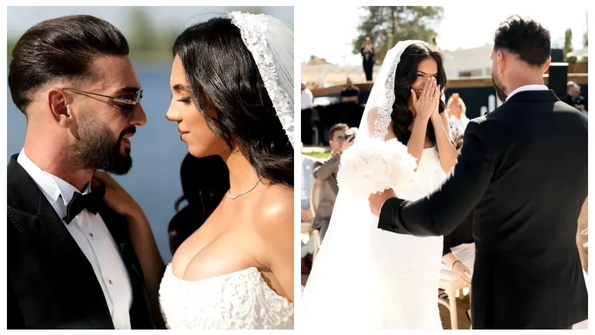 Dorian Popa a purtat la nuntă un lanț cu 2.100 de diamante