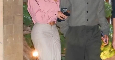 Kim Kardashian și Lewis Hamilton își afișează stilul de cuplu la o cină în Malibu