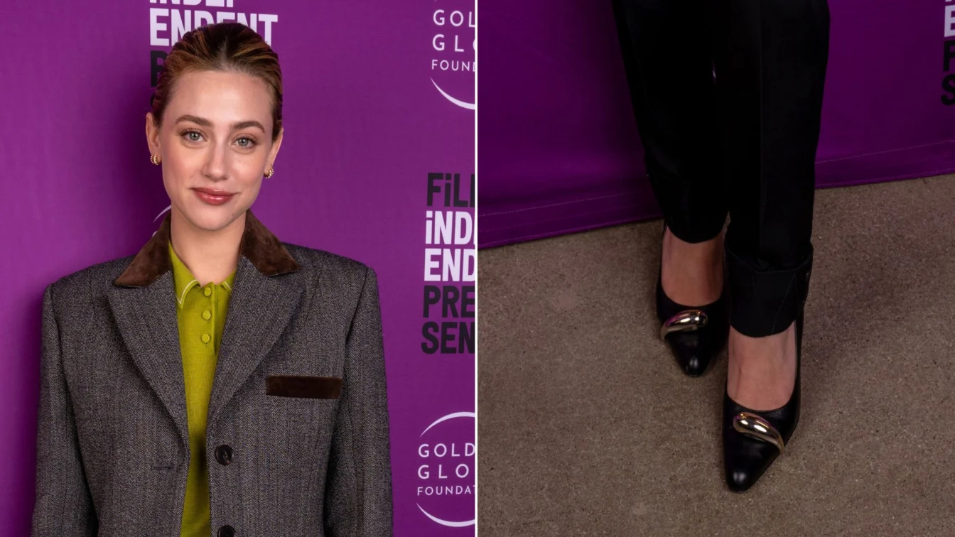 Lili Reinhart alege pantofii Tory Burch de 500 de dolari pentru o aparitie sculpturala