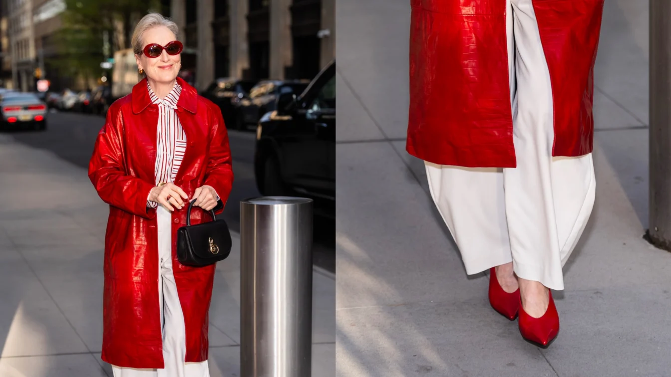 Meryl Streep aduce un omagiu personajului Miranda Priestly cu pantofi de 1.050 de dolari