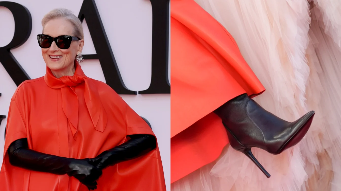 Meryl Streep uimește cu o ținută roșie la premiera The Devil Wears Prada 2