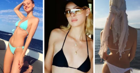 Cele 12 fotografii în bikini cu Nicola Peltz care l-au înnebunit pe Brooklyn