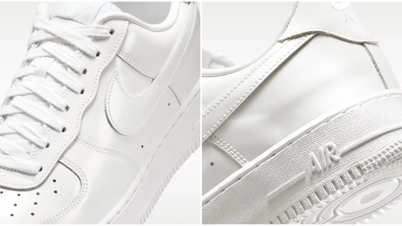 Nike lanseaza noul Air Force 1 din piele lacuita si costa 125 de dolari