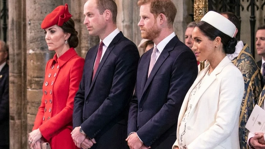 Prince Harry, Prince William, Kate Middleton, Meghan Markle