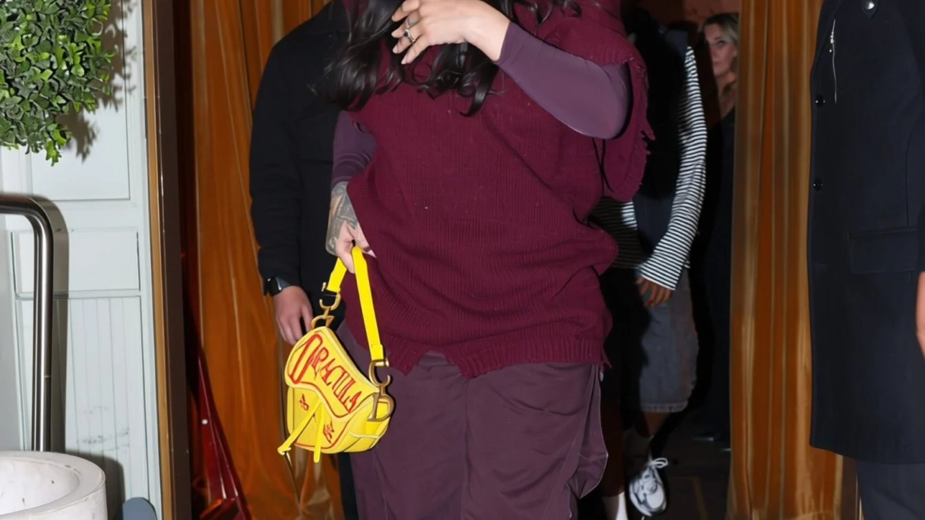 Rihanna a debutat în Paris geanta Dracula de la Dior, cel mai nou it-bag