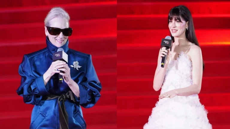 Anne Hathaway si Meryl Streep duc moda la alt nivel la premiera din Shanghai