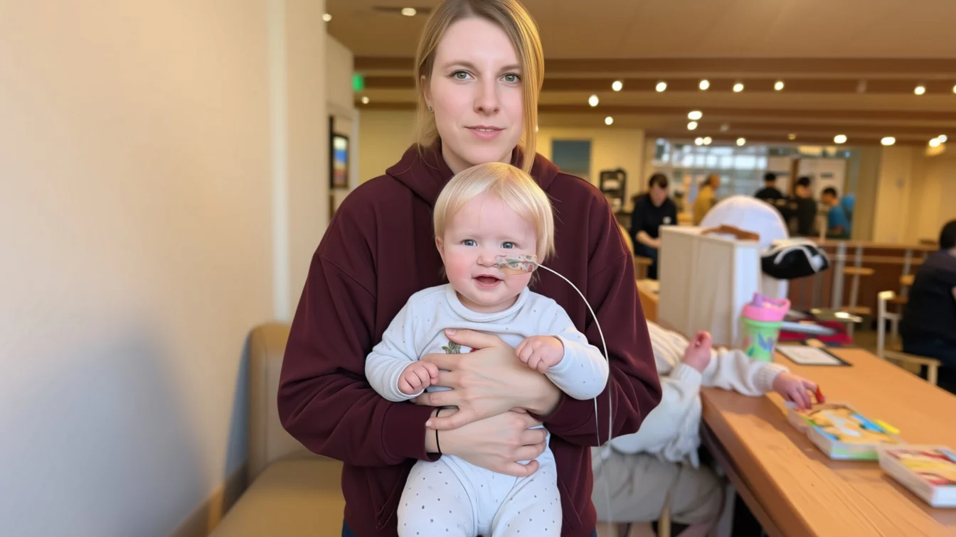 O fetiță de 14 luni doarme 21 de ore pe zi din cauza unei boli misterioase