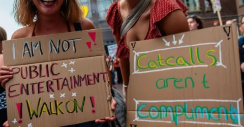 O nouă lege pedepsește hărțuirea stradală a 1,5 milioane de femei cu închisoarea
