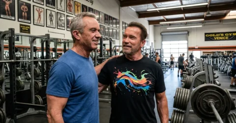 Imaginile virale cu Arnold Schwarzenegger la 78 de ani. Ce s-a întâmplat la sala de sport