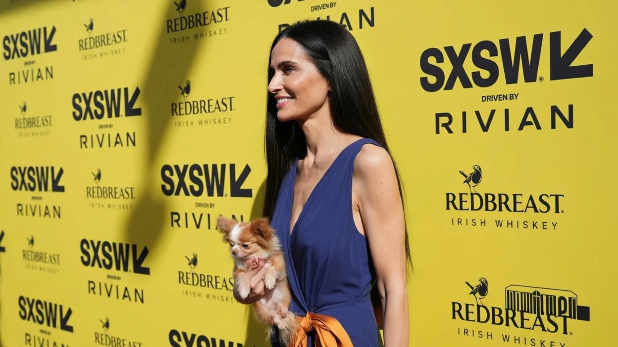 Demi and Pilaf attend the "I Love Boosters" premiere during SXSW 2026