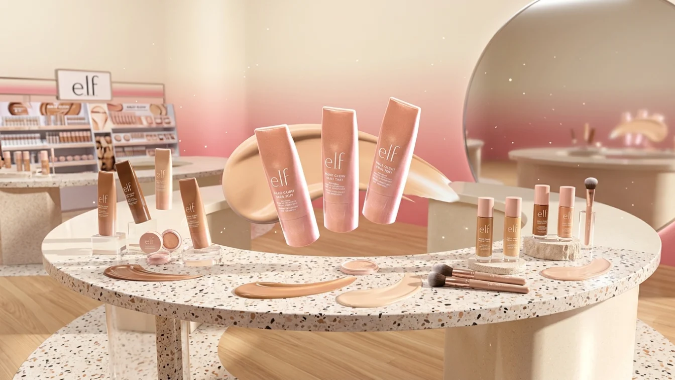 A group of ELF brand Halo Glow Skin Tints.