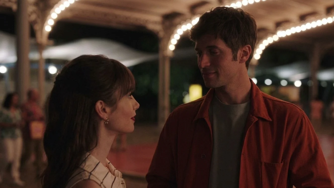 Lily Collins and Lucas Bravo star in Emily in Paris