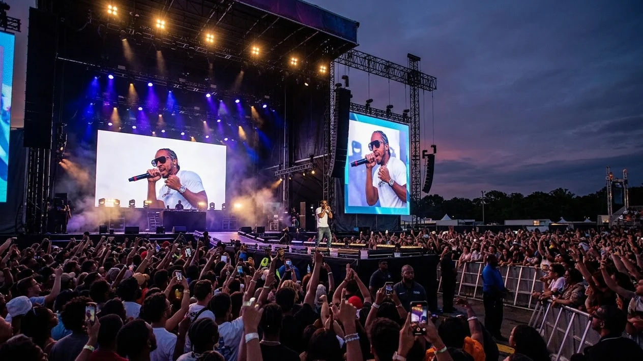 Ludacris performs live in Edmonton, Canada